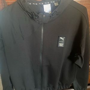 Puma black jacket. Sleeves are thin.